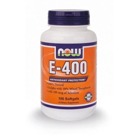 Nowfoods E-400IU + SELENIUM 100mcg 100sgels