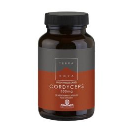 TERRANOVA Cordyceps 500mg (organic-fresh freeze dried) - 50 capsules