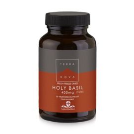 TERRANOVA Holy Basil 400mg (organic-fresh freeze dried) - 50 capsules