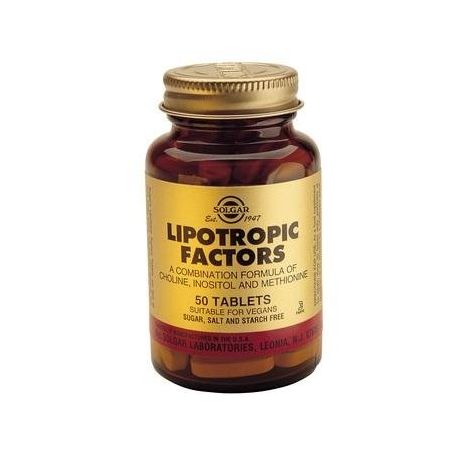 SOLGAR LIPOTROPIC FACTORS 50 tabs