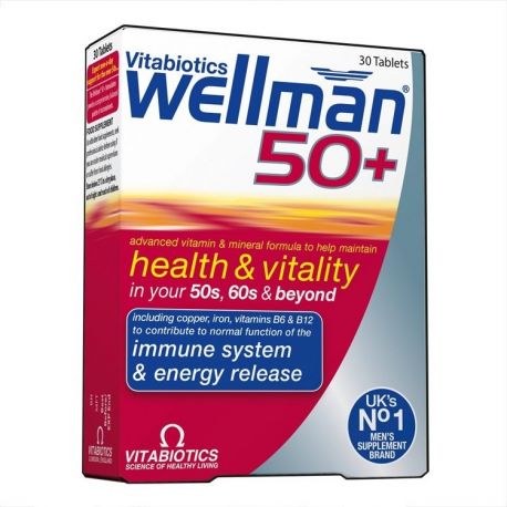 Vitabiotics Wellman 50+ 30tabs