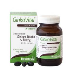 HEALTH AID GINKOVITAL GINKGO BILOBA 5000mg 30caps