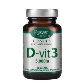 POWER HEALTH Classic Platinum D-VIT3 5000iu 60s TABS