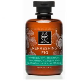 Apivita Refreshing Fig Αφρόλουτρο με Αιθέρια Έλαια 300 ml