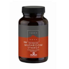 TERRANOVA Mushroom Synergy Super Blend (organic-fresh freeze dried) - 50 capsules