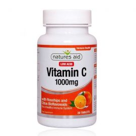 NATURES AID Vitamin C 1000mg Low Acid - 30 tabs