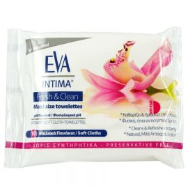 INTERMED EVA INTIMA TOWELETTES NORMAL SIZE - ΜΑΝΤΗΛΑΚΙΑ - 10τεμ.
