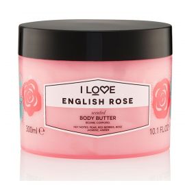 I LOVE SCENTS English Rose Body Butter - 300ml