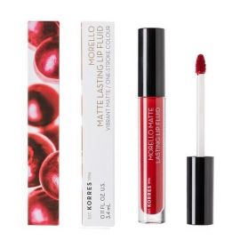 Korres Morello Matte Lasting Lip Fluid 3.4ml 59 Brick Red