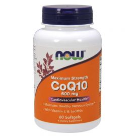 NOW CoQ10 600mg - 60 Vcaps