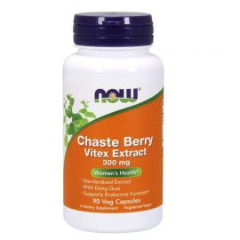 NOWFOODS Chaste Berry Vitex Extract 300mg - 90 Vcaps