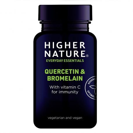 HIGHER NATURE QUERCETIN & BROMELAIN, 60v-tabs