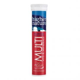 HIGHER NATURE FIZZY MULTI Effervescent Multivitamin & Minerals - 20 Tabls