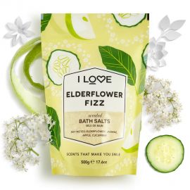 I LOVE SCENTS Elderflower Fizz Bath Salts - 500g