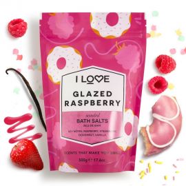 I LOVE SCENTS Glazed Raspberry Bath Salts - 500g