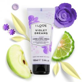 I LOVE SCENTS Violet Dreams Hand and Nail Cream - 100ml