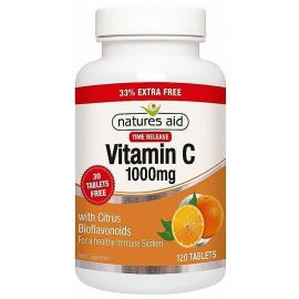 NATURES AID Vitamin C 1000mg Time Release - 120 tabs