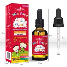 NATURES AID Multi-Vitamin Mini Drops for Infants & Children 50ml