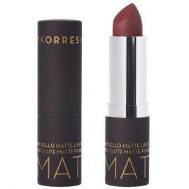 Korres MORELLO LIPSTICK MATTE 55 BURGUNDY LEATHER 3.5G