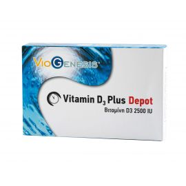 VIOGENESIS Vitamin D3 Plus 2500 IU DEPOT 90 tabs