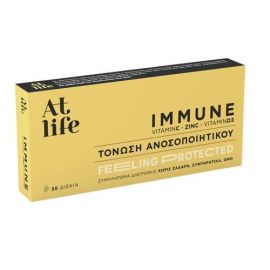 At Life IMMUNE| Βιταμίνη C, Ψευδάργυρος, Βιταμίνη D3 30 tablets
