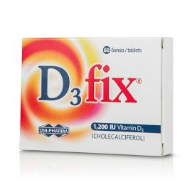 UNIPHARMA D3 FIX tablets 1200 IU/TABL 60pcs