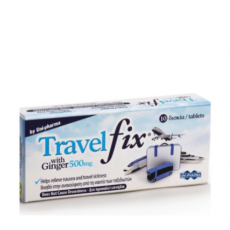 UNIPHARMA TRAVEL FIX TABS 500MG/TAB BTX10 10pcs