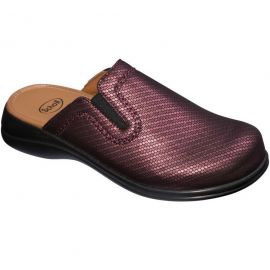Scholl New Toffee Bordeaux Ανατομική Παντόφλα F295601008360
