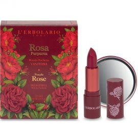L Erbolario Rosa Purpurea Pochette (Κραγιον+Καθρεφτακι)