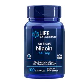 Life Extension NO FLUSH NIACIN 800MG 100 CAPS