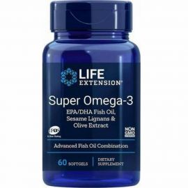 LIFE EXTENSION SUPER OMEGA 3 60 SOFTGELS