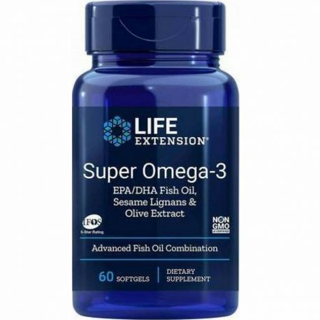 LIFE EXTENSION SUPER OMEGA 3 60 SOFTGELS