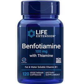 LIFE EXTENSION BENFOTIAMINE WITH THIAMINE 100mg 120 VEGCAPS