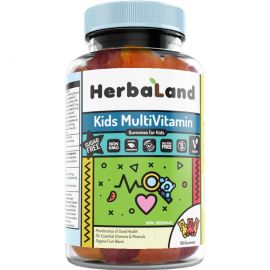 HerbaLand Gummies For Kids Multivitamins 90 Μασώμενες Ταμπλέτες