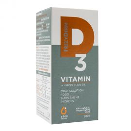 FREZYDERM VITAMIN D3 20ml bottle.