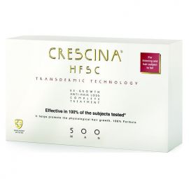 CRESCINA TRANSDERMIC HFSC 100% COMPLETE TREATMENT 500 ΑΝΔΡΕΣ 10+10 ΑΜΠΟΥΛΕΣ