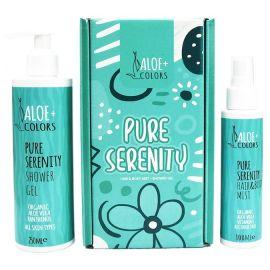 ALOE+ COLORS Gift Set Pure Serenity Shower Gel 250ml & Hair & Body Mist 100ml