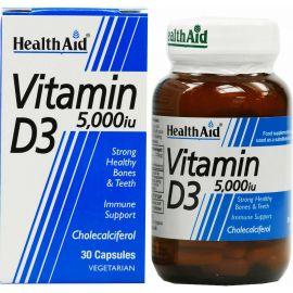 Health Aid Vitamin D3 5000 i.u 30 caps