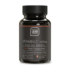 Pharmalead Black Range Vitamin C 1000mg Plus D3 2000IU 30 vcaps