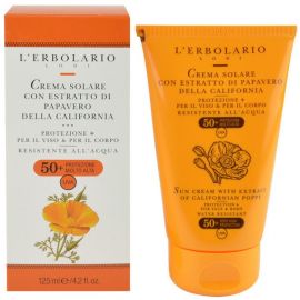 L'Erbolario Creme solare con Estratto di Papavero SPF50+ 125ml