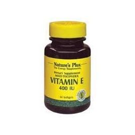 Nature s Plus Vitamin E 400 I.U. (mixed tocopherols), 60 caps