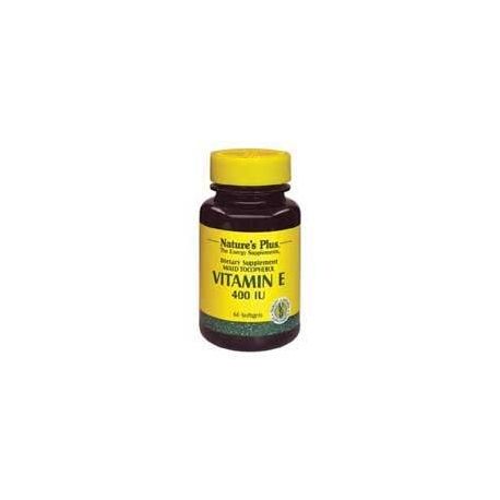 Nature's Plus Vitamin E 400 I.U. (mixed tocopherols), 60 caps