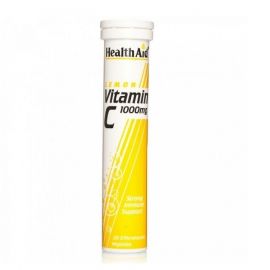 HEALTH AID Vitamin C 1000mg 20 Αναβράζουσες Ταμπλέτες - ΛΕΜΟΝΙ