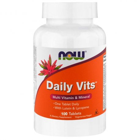 Nowfoods DAILY VITS MULTI +LYCOPENE +LUTEIN-MULTIVITAMIN 100tab