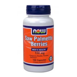 Nowfoods SAW PALMETTO 550 mg 100 CAPS Υπερπλασία του προστάτη