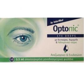 Intermed Optonic Οφθαλμικές Σταγόνες 10x0.5 ml