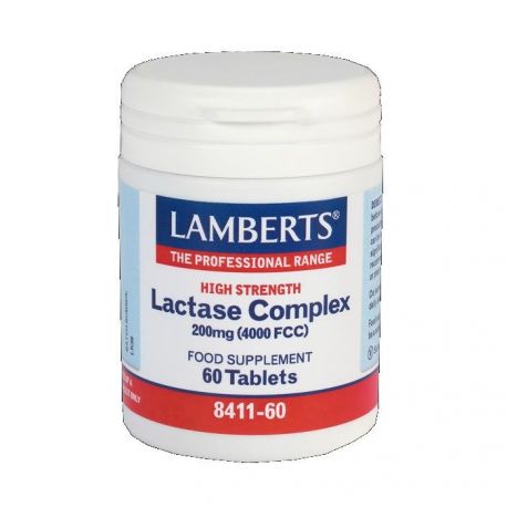 Lamberts Lactase Complex 200mg 60tabs