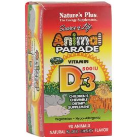 Nature s Plus Animal Parade Vitamin D3 90 tabs