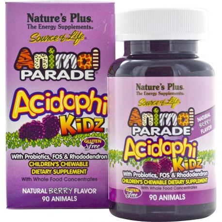 Nature's Plus Animal Parade Acidophikidz 90 tabs