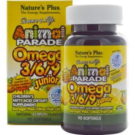 Nature s Plus Animal Parade Omega 3/6/9 Junior 90 caps